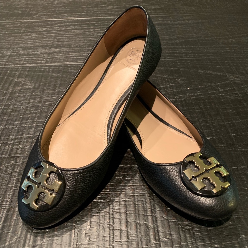 Tory Burch Black Claire Flats